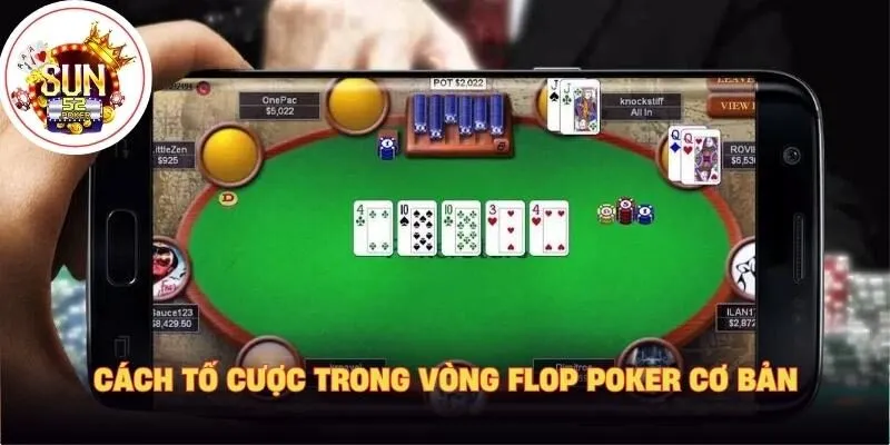 Cách tố cược trong Poker Sun52