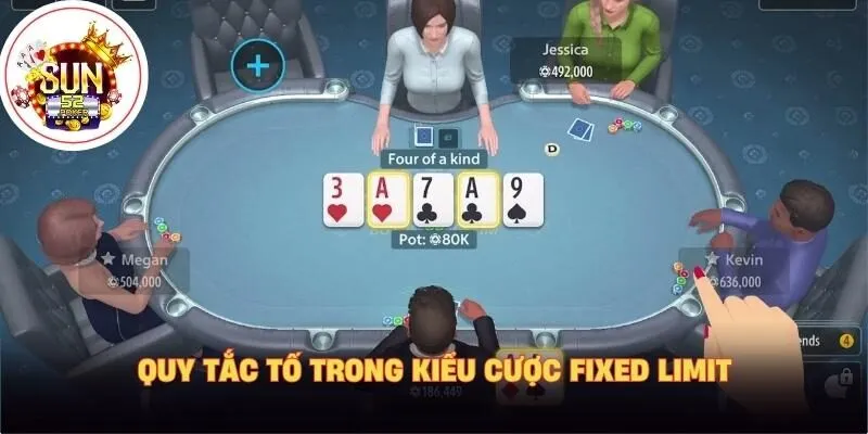 Quy tắc tố trong kiểu cược Fixed limit