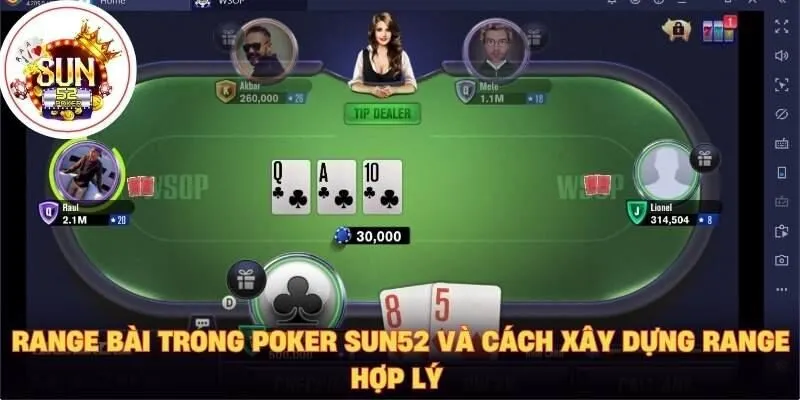 Range bài trong poker sun52