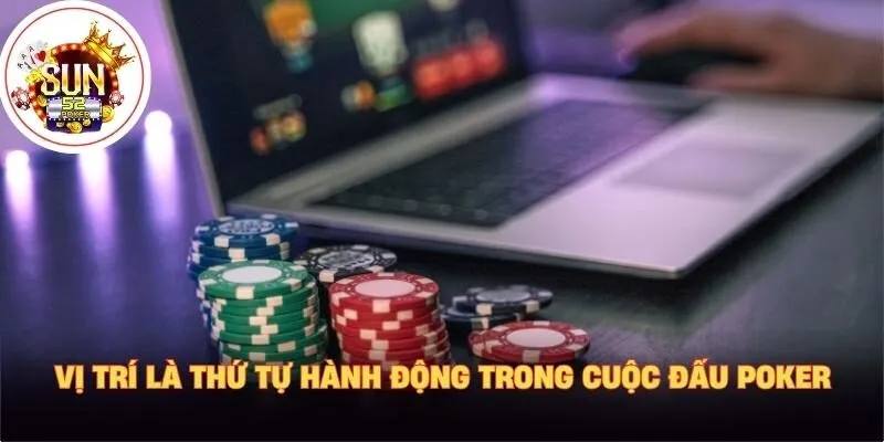 Vị trí là thứ tự hành động trong cuộc đấu Poker